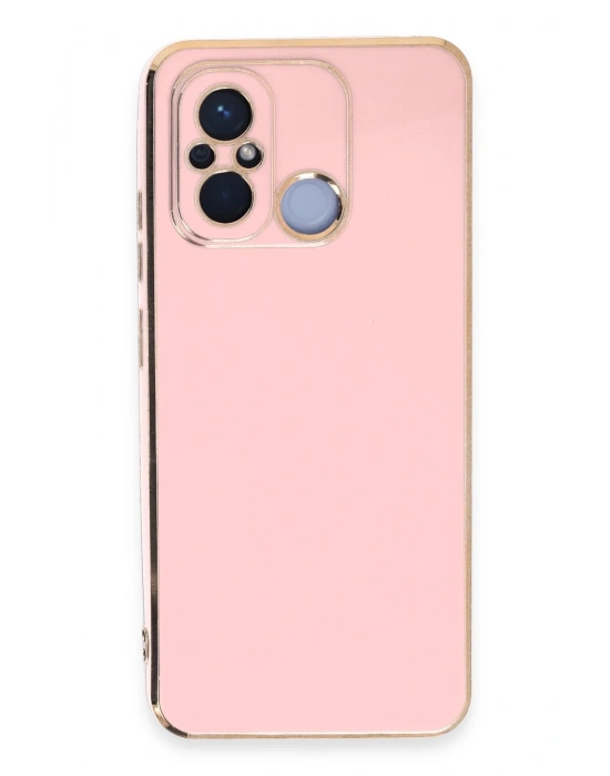 Newface Xiaomi Redmi 12C Kılıf Volet Silikon - Pembe