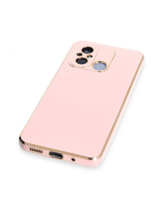 Newface Xiaomi Redmi 12C Kılıf Volet Silikon - Pembe