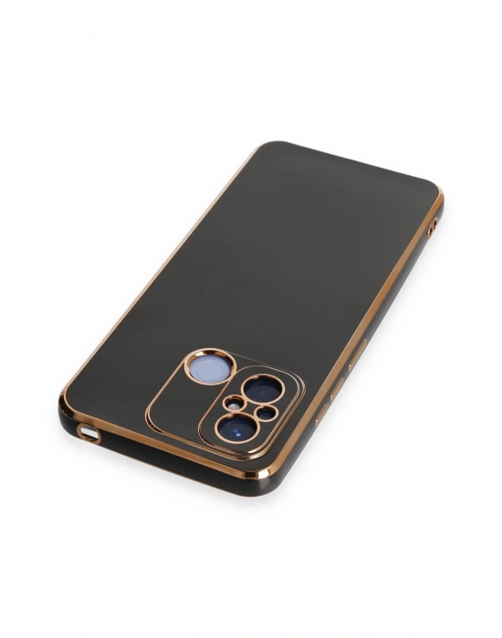 Newface Xiaomi Redmi 12C Kılıf Volet Silikon - Siyah