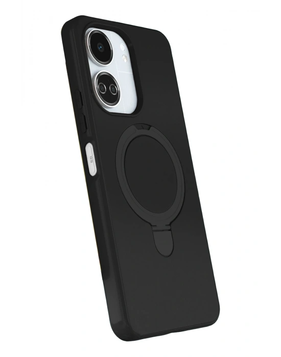 Newface Xiaomi Redmi 13C Regal Magsafe Standlı Kapak - Siyah