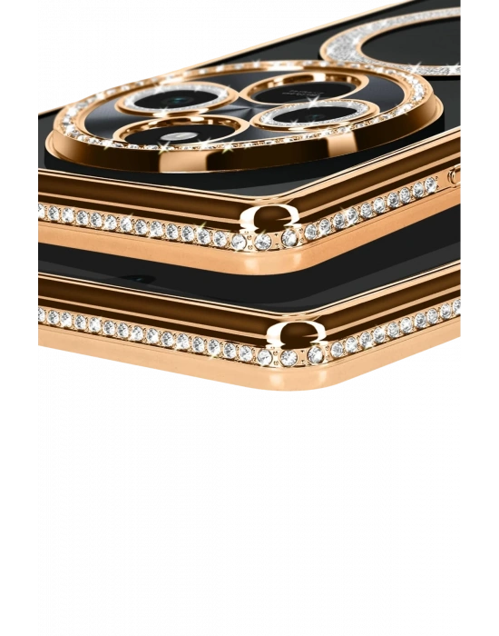 Newface Xiaomi Redmi 14C Joke Simli Magneticsafe Kılıf - Gold