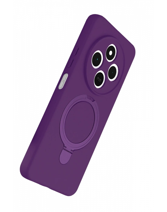 Newface Xiaomi Redmi 14C Regal Magsafe Standlı Kapak - Derin Mor