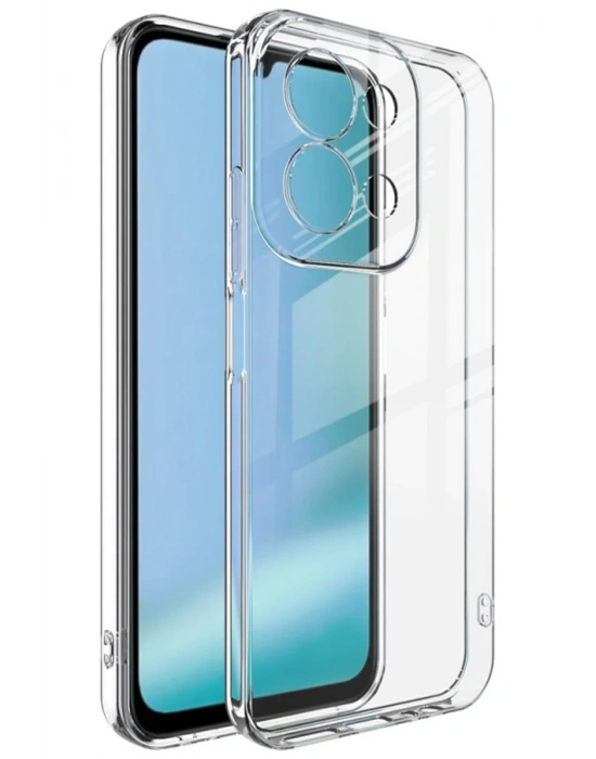 Newface Xiaomi Redmi 15C 4G Lüx Şeffaf Silikon - Şeffaf