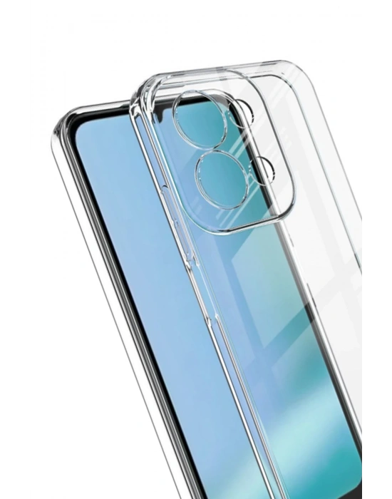 Newface Xiaomi Redmi 15C 4G Lüx Şeffaf Silikon - Şeffaf