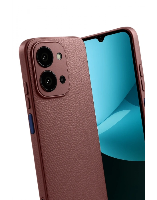 Newface Xiaomi Redmi 15C 4G Thermax Silikon Kılıf - Bordo