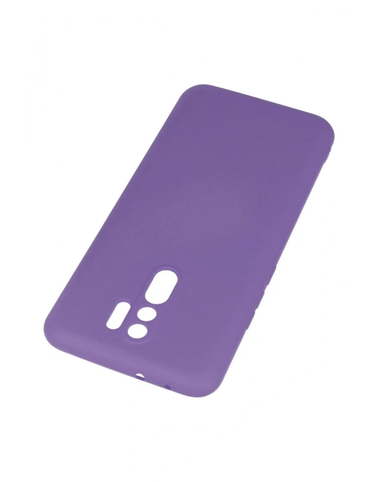 Newface Xiaomi Redmi 9 Kılıf Nano içi Kadife Silikon - Mor