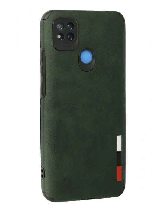 Newface Xiaomi Redmi 9C Kılıf Loop Deri Silikon - Yeşil