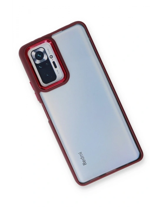 Newface Xiaomi Redmi Note 10 Pro Kılıf Dora Kapak - Kırmızı