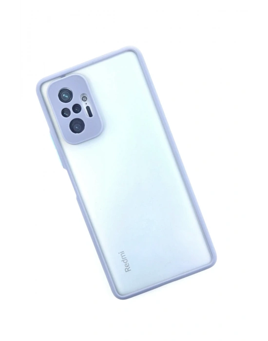 Newface Xiaomi Redmi Note 10 Pro Kılıf Montreal Silikon Kapak - Gri