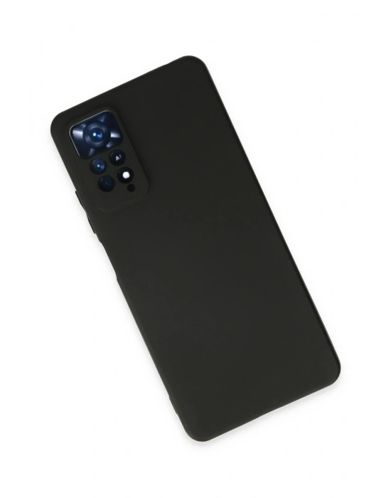 Newface Xiaomi Redmi Note 11 Kılıf First Silikon - Siyah