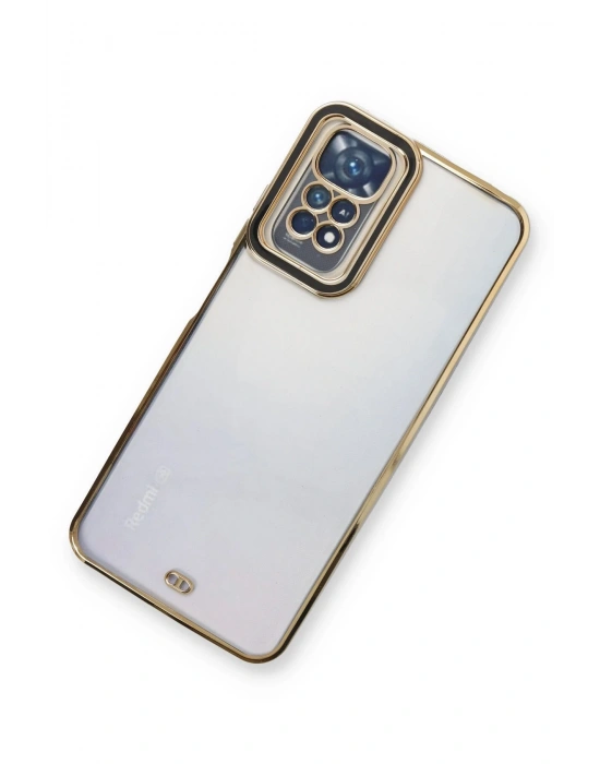 Newface Xiaomi Redmi Note 11 Kılıf Liva Lens Silikon - Siyah