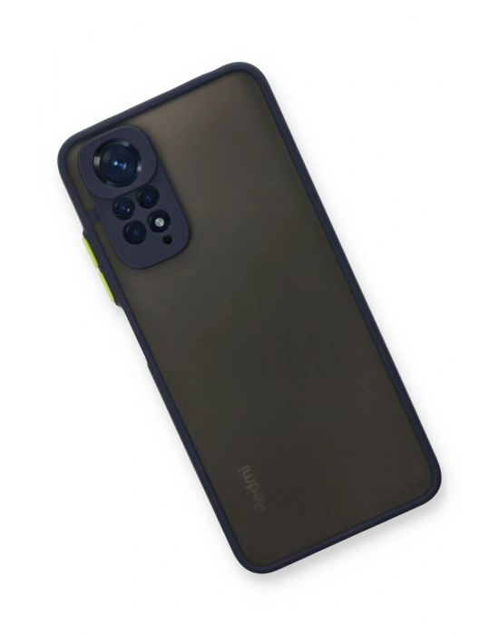 Newface Xiaomi Redmi Note 11 Kılıf Montreal Silikon Kapak - Lacivert