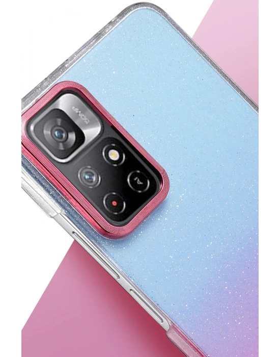 Newface Xiaomi Redmi Note 11 Pro Glossy Kapak - Pembe