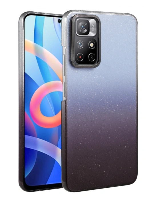 Newface Xiaomi Redmi Note 11 Pro Glossy Kapak - Siyah