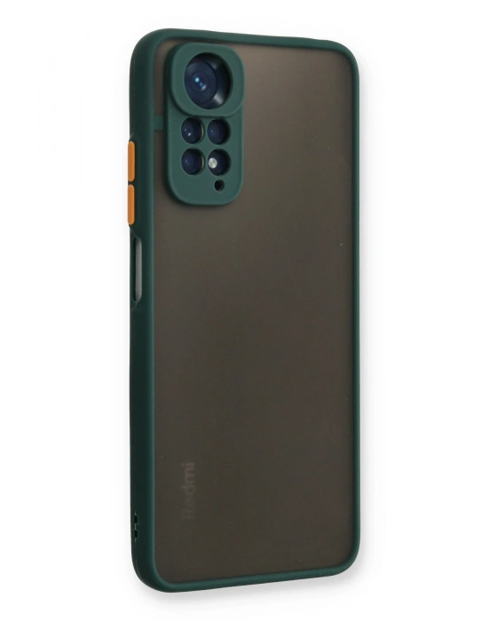 Newface Xiaomi Redmi Note 11 Pro Kılıf Montreal Silikon Kapak - Yeşil