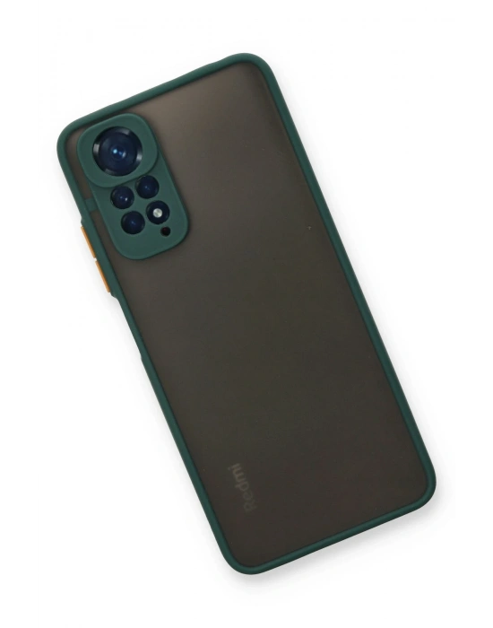 Newface Xiaomi Redmi Note 11 Pro Kılıf Montreal Silikon Kapak - Yeşil