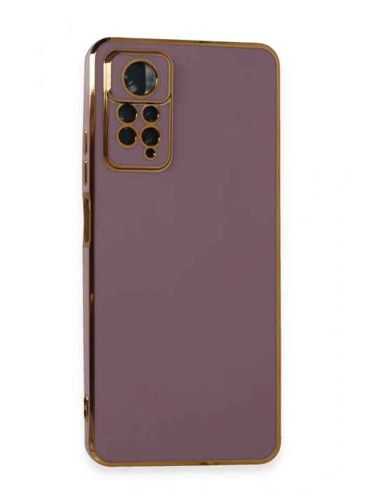 Newface Xiaomi Redmi Note 11 Pro Kılıf Volet Silikon - Mor