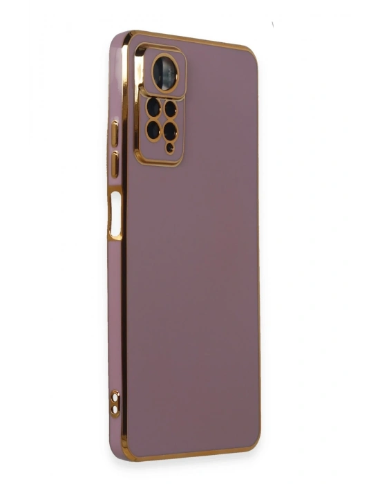 Newface Xiaomi Redmi Note 11 Pro Kılıf Volet Silikon - Mor