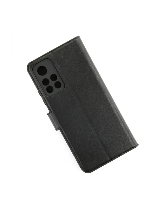 Newface Xiaomi Redmi Note 11T Kılıf Trend S Plus Kapaklı Kılıf - Siyah