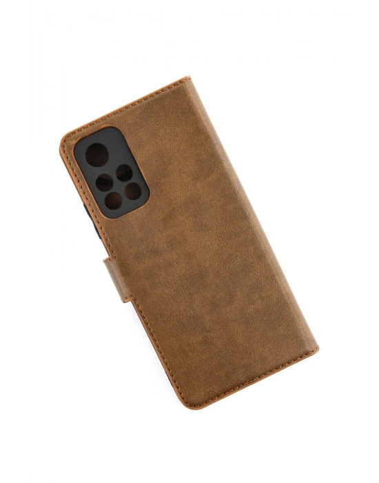 Newface Xiaomi Redmi Note 11T Kılıf Trend S Plus Kapaklı Kılıf - Taba