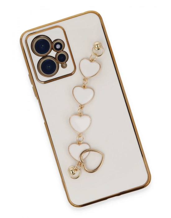 Newface Xiaomi Redmi Note 12 4G Kılıf Esila Silikon - Beyaz