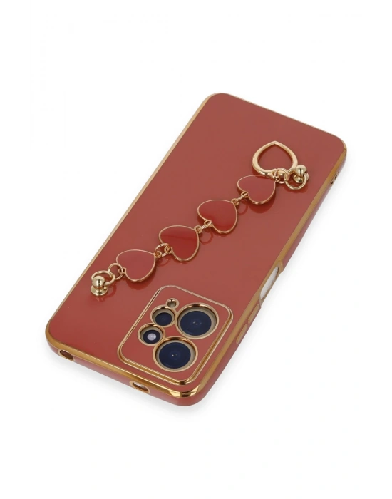 Newface Xiaomi Redmi Note 12 4G Kılıf Esila Silikon - Kırmızı