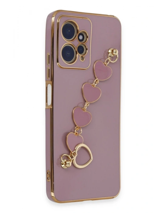 Newface Xiaomi Redmi Note 12 4G Kılıf Esila Silikon - Mor