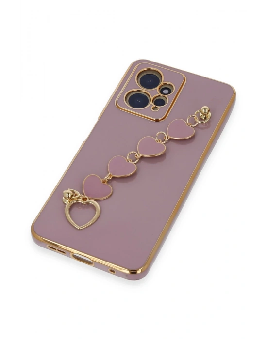 Newface Xiaomi Redmi Note 12 4G Kılıf Esila Silikon - Mor