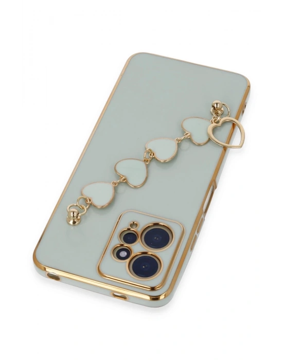 Newface Xiaomi Redmi Note 12 4G Kılıf Esila Silikon - Su Yeşili