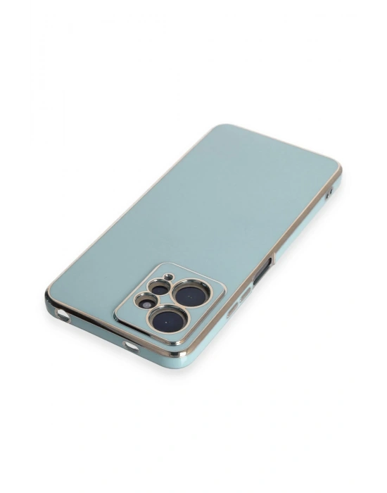 Newface Xiaomi Redmi Note 12 4G Kılıf Volet Silikon - Açık Yeşil