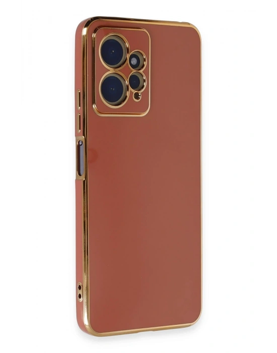 Newface Xiaomi Redmi Note 12 4G Kılıf Volet Silikon - Kırmızı