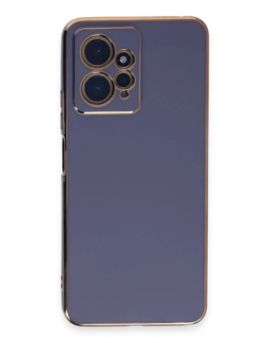 Newface Xiaomi Redmi Note 12 4G Kılıf Volet Silikon - Mavi