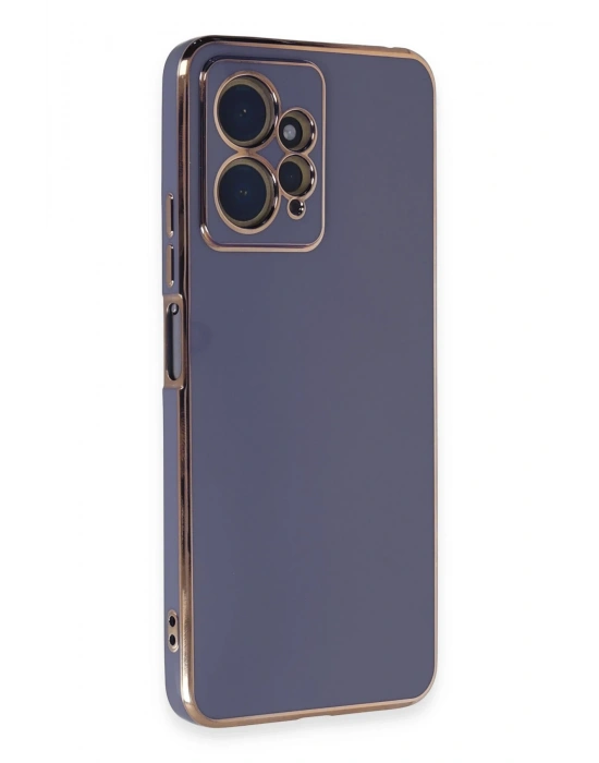 Newface Xiaomi Redmi Note 12 4G Kılıf Volet Silikon - Mavi