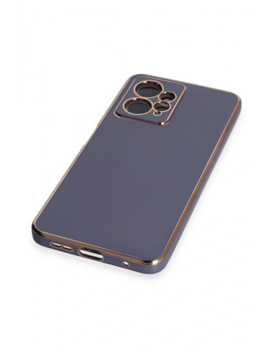Newface Xiaomi Redmi Note 12 4G Kılıf Volet Silikon - Mavi