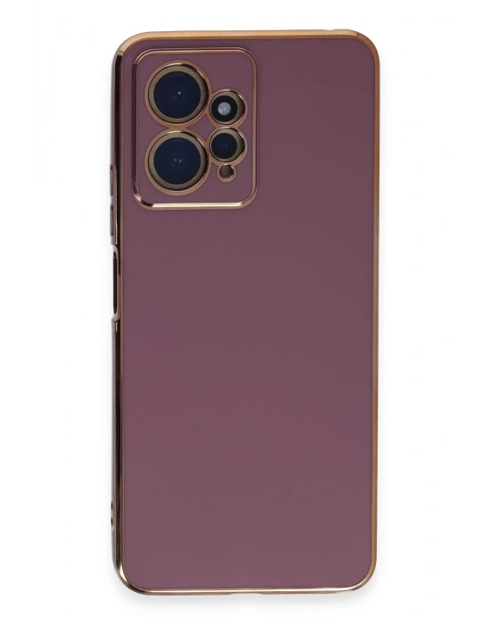 Newface Xiaomi Redmi Note 12 4G Kılıf Volet Silikon - Mor