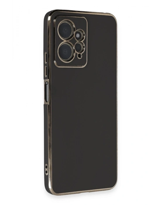 Newface Xiaomi Redmi Note 12 4G Kılıf Volet Silikon - Siyah