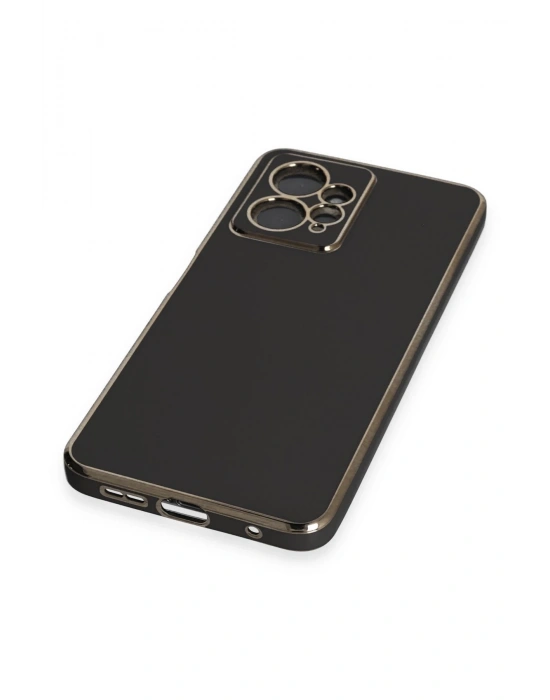 Newface Xiaomi Redmi Note 12 4G Kılıf Volet Silikon - Siyah