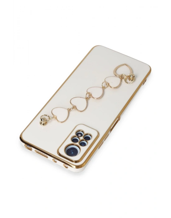 Newface Xiaomi Redmi Note 12 Pro 4G Kılıf Esila Silikon - Beyaz