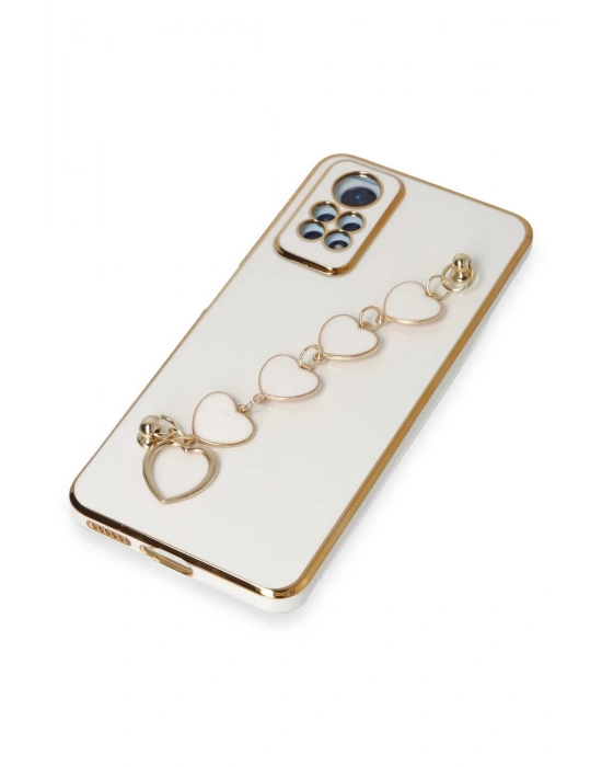 Newface Xiaomi Redmi Note 12 Pro 4G Kılıf Esila Silikon - Beyaz