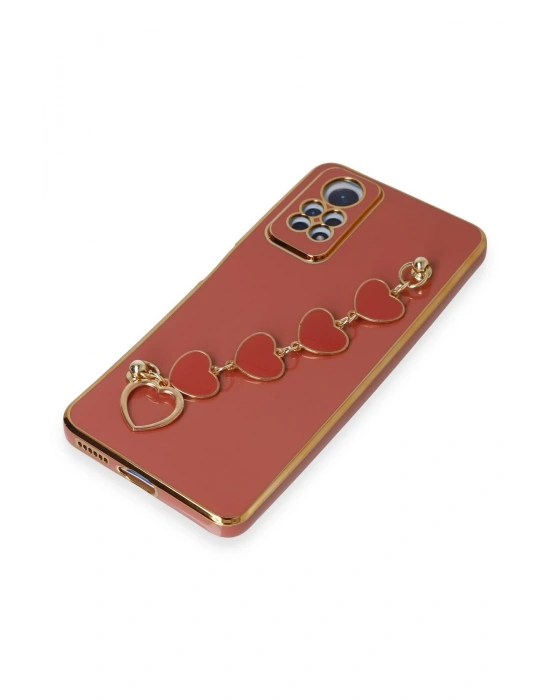 Newface Xiaomi Redmi Note 12 Pro 4G Kılıf Esila Silikon - Kırmızı