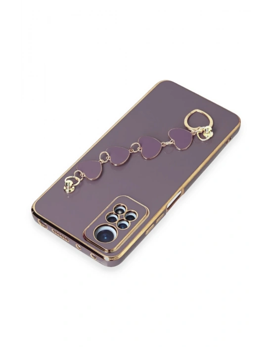 Newface Xiaomi Redmi Note 12 Pro 4G Kılıf Esila Silikon - Mor