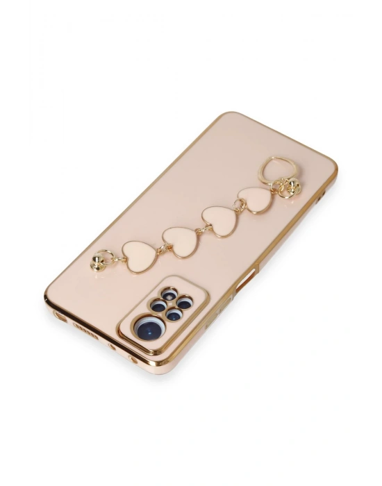 Newface Xiaomi Redmi Note 12 Pro 4G Kılıf Esila Silikon - Pudra