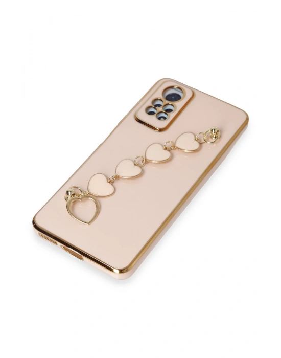 Newface Xiaomi Redmi Note 12 Pro 4G Kılıf Esila Silikon - Pudra