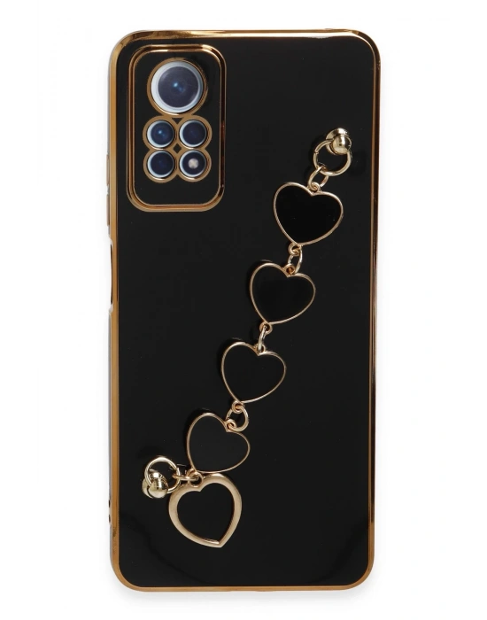 Newface Xiaomi Redmi Note 12 Pro 4G Kılıf Esila Silikon - Siyah