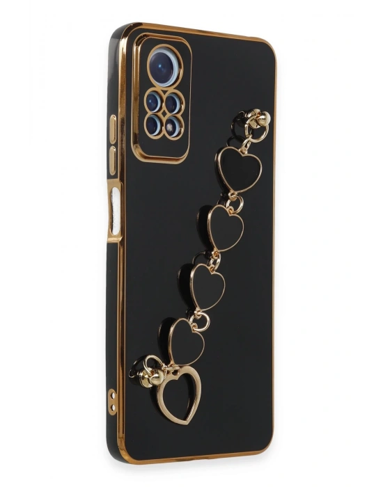 Newface Xiaomi Redmi Note 12 Pro 4G Kılıf Esila Silikon - Siyah