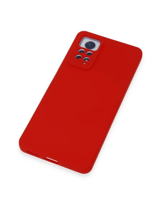 Newface Xiaomi Redmi Note 12 Pro 4G Kılıf Nano içi Kadife Silikon - Kırmızı