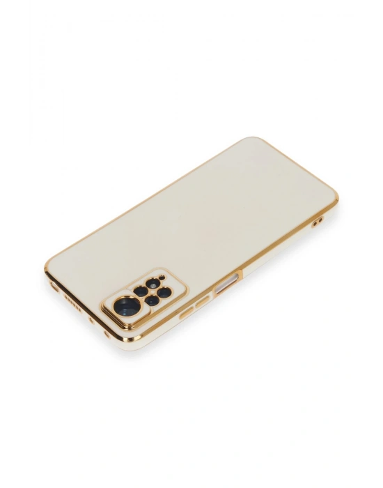 Newface Xiaomi Redmi Note 12 Pro 4G Kılıf Volet Silikon - Beyaz