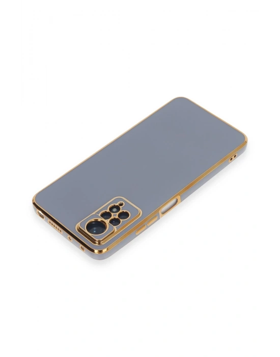 Newface Xiaomi Redmi Note 12 Pro 4G Kılıf Volet Silikon - Mavi