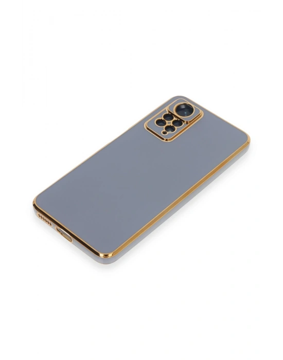 Newface Xiaomi Redmi Note 12 Pro 4G Kılıf Volet Silikon - Mavi