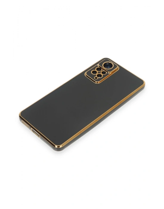 Newface Xiaomi Redmi Note 12 Pro 4G Kılıf Volet Silikon - Siyah